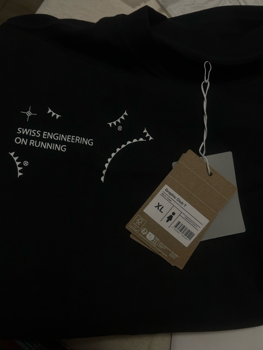 On Running Black Graphic Club T Women’s Jersey